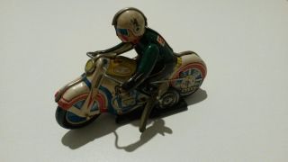 Blechspielzeug Motorrad Bild