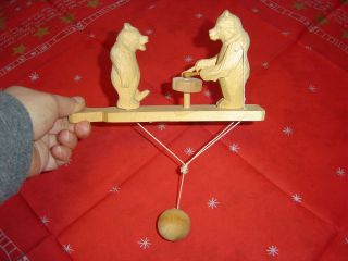 Tanzende Und Musizierende Bären Spielzeug Der Ehemaligen Udssr Cccp Jahr 1978 Bild