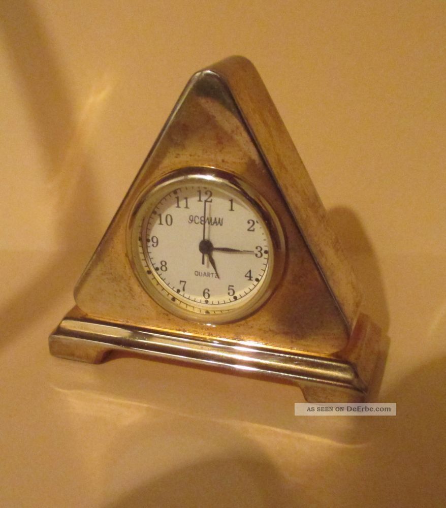 Schöne Kleine Puppenstuben Kamin Uhr Für Eine Stube Nostalgieware, nach 1970 Bild