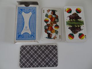 Schafkopf Kartenspiel Spiel Nürnberger Spielkarten Bayerisches Doppelbild Bild