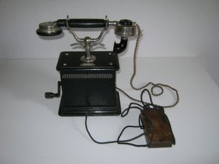 Jugendstil Telefon Holzgehäuse Um 1900 - 1920 Bild