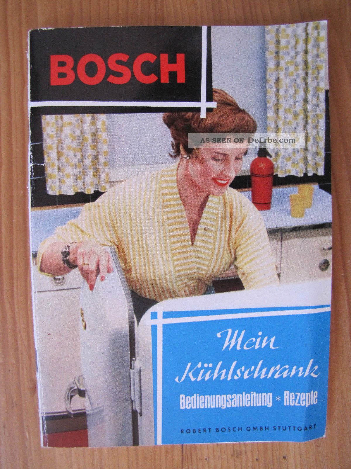 Alte 50er 60er Jahre Bosch Bedienungsanleitung Anleitung Kühlschrank 1950-1959 Bild