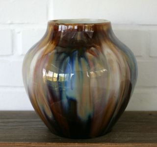 Jugendstil Vase - Laufglasur - Bürgel - Bunzlau ? - Art Nouveau Bild