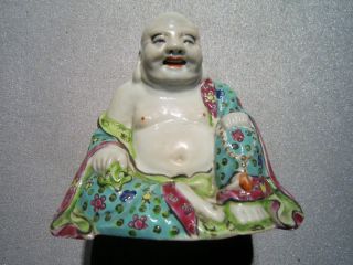 Phantastische Chinesische Buddah Figur Am Boden Mit Pressmarke Um 1900 Od.  älter Bild