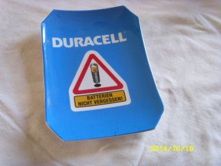 Vintage Batterie Duracell Zahlteller Acryl Bild