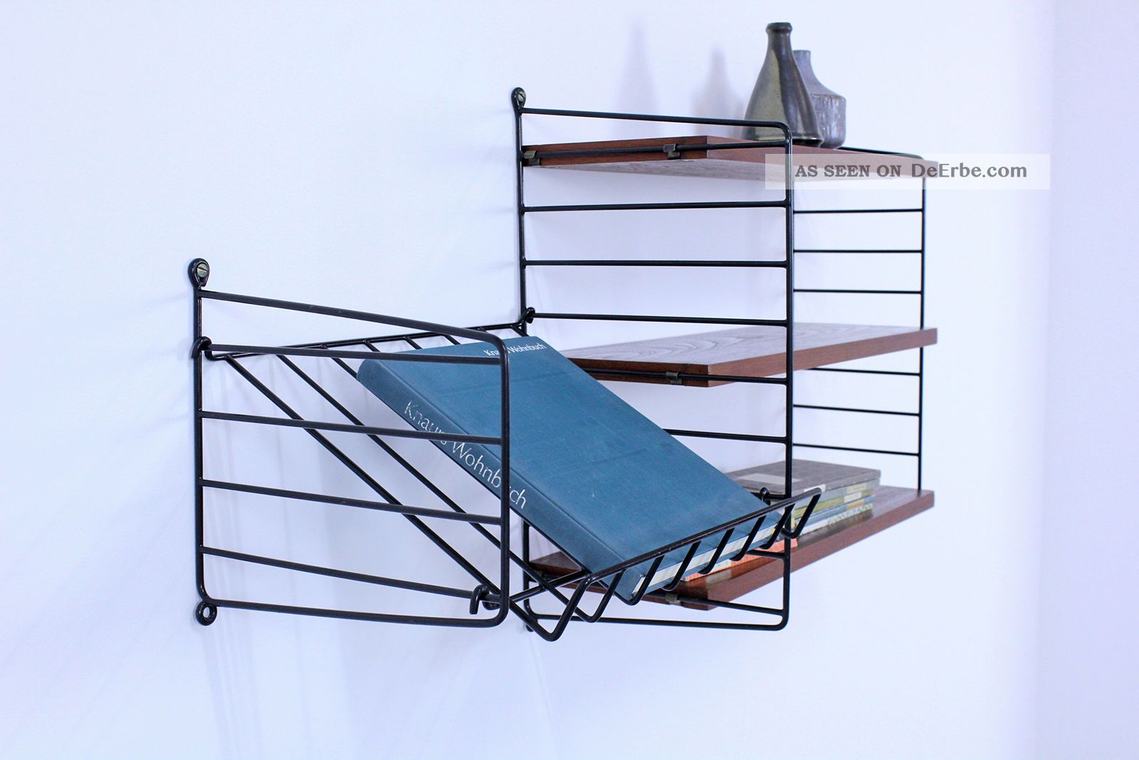 Regal System String Teak Nisse Strinning Sweden Shelving System No4