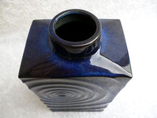 Rar Steuler Keramik Vase Zyklon - Cyclon Cari Zalloni Ne.  194/25 Blue - Bla Bild