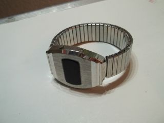 Aus Nachlass FrÜhe 70er Jahre Digital Armbanduhr Uhr Mit Flexarmband Bild
