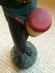 40er 50er Jahre - Afrikaner Mit Trommel Figur - 41 Cm 5 1950-1959 Bild 3