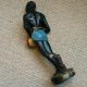 40er 50er Jahre - Afrikaner Mit Trommel Figur - 41 Cm 5 1950-1959 Bild 6