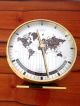 Design Kienzle Quartz Uhr / Tischuhr / Weltzeituhr - Worldtimer Table Clock 50er 1950-1959 Bild 4