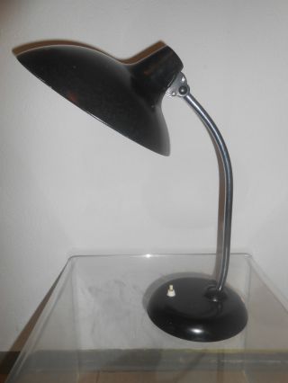Kaiser Idell Lampe 6786 Bauhaus Schreibtischlampe 50er 60er Schwarz Bild