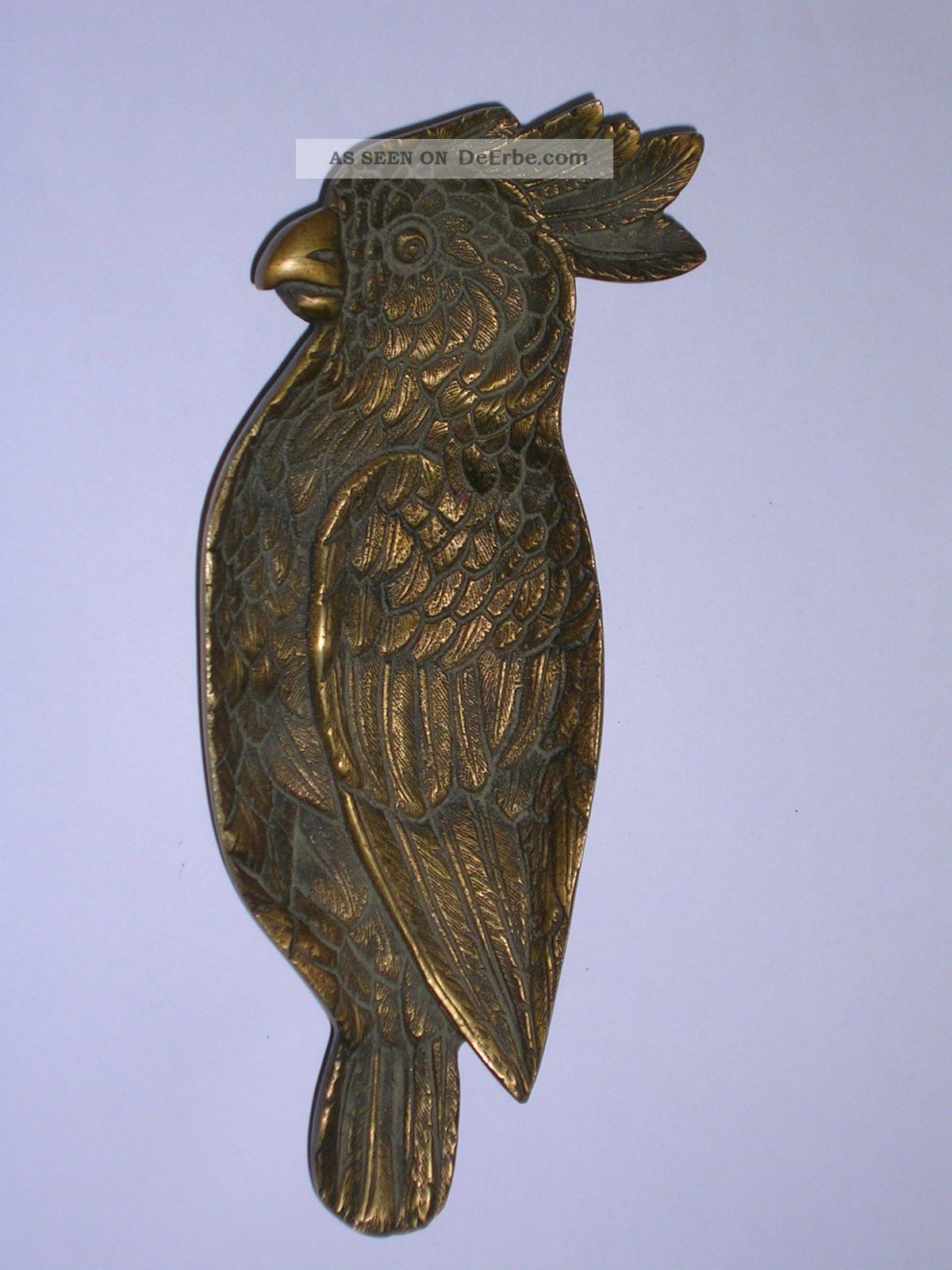 1914 Visitenkartenschale Als Kakadu Wiener Bronze 1890-1919, Jugendstil Bild