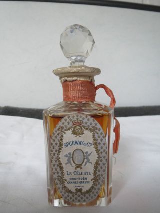 Seltener Orig.  Jugendstil - Parfumflakon Um 1900 Mit Originalfüllung Bild