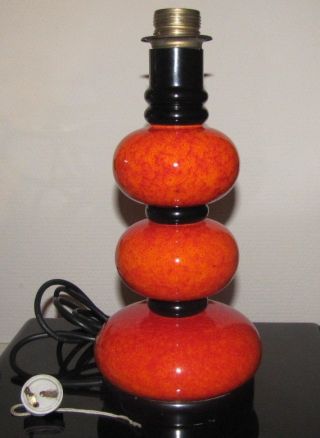 Tischlampe Fat Lava Space Age Orange Bild