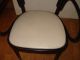 Thonet 214 F Klassiker Einzelstück Stuhl Sesselrahmen Schwarz Sitz Leder Latte 1950-1959 Bild 5