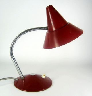 60er Jahre Tischlampe / Schreibtischlampe Helo Leuchten Vintage Desk Lamp 1960s Bild