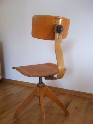 50er Jahre Ama Elastik Bürostuhl Chair - Eiermann,  Eames,  Jacobsen Bild
