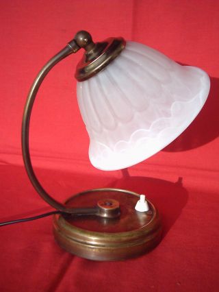 Originale Jugendstiltischlampe Bedside Lamp Jugendstil Lampe Tischlampe Ca.  1915 Bild