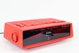 Vintage Saba Radiowecker Electronic Clock M Panton ära 70s Bild
