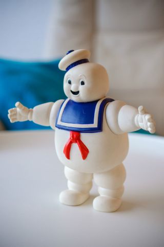 Stay Puft Marshmallow Man Ghostbusters Figur Columbia 1984 Kenner Spielzeug Top Bild
