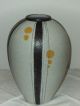 Große Ruscha Mid Century Vase Dekor Domino 50er J.  Handgemalt 1950-1959 Bild 1