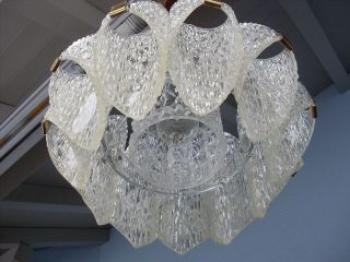 Acrylglas Eisglas Hänge Lampe,  Rarität Aus Den 70er Jahren Bild