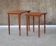 60er Teak Satztische Beistelltisch Danish Design 60s Nesting Tables Sofa Table 1960-1969 Bild 2