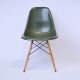 Eames Side Chair Fiberglass Dsw Eames Stuhl Holzgestell By Vitra Herman Miller 1960-1969 Bild 5