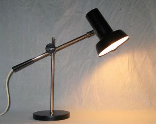 Sis Typ 855 Mid Century Modernist Tischlampe Tablelamp 50er - 70er Sehr Bild