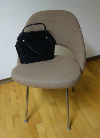 Eero Saarinen Armless Chair Für Knoll Int.  Aus Den 50er/60er Jahren Bild