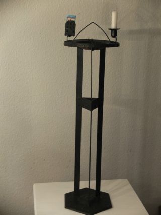 Standaschenbecher Aschenbecher - Art Deco - Kerzenständer Alu Bild