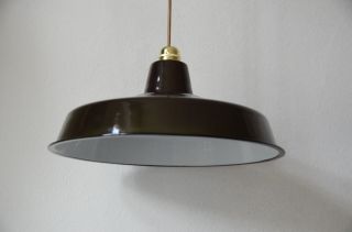 Industrielampe Vintagelampe Emaillelampe Bauhaus Stil,  Werkstattleuchte Bild