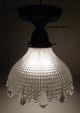 Traumhafte Jugendstil Lampe Deckenlampe,  Glas Messing,  Frankreich Um 1900 1890-1919, Jugendstil Bild 3