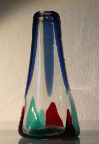 Pezzame Vase ° Fulvio Bianconi Für Venini,  Murano Um 1950 Bild