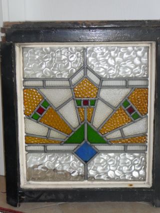 Antik Jugendstil - Fenster - Bleiverglasung - Bild