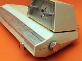 Vintage Designer Radiowecker Uhren Radio Wecker Philips 60er 70er Bild