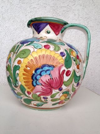 Vase Pop Art Pottery Greece Fat Lava Bodenvase String Flower Power Xxl 60er 70er Bild