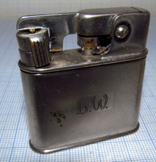 1936 Mylflam 1000 ZÜnder Benzinfeuerzeug Auf Dem Gravurfeld Steht „l.  W.  “,  4,  5 X Bild