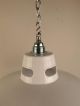 1/2 Industrie Fabrik Emaile Lampe Bauhaus Design Loft Industrial Lamp Shades 1950-1959 Bild 2