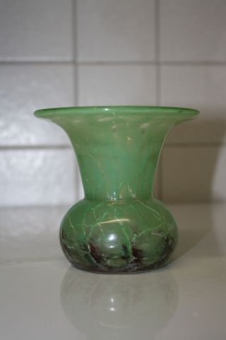 Antike Alte Art Déco Vase - Wmf Ikora - 30er Jahre - Glasvase Bild