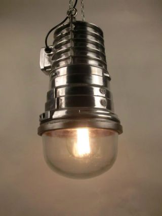 Fabrik Industrie Loft Bunker Ex Gruben Lampe Vintage Industrial Lamp Light Eow Bild