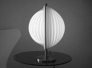 Moon Lamp Lamellenleuchte Tischleuchte Lampe Panton Colani Space Art Bild