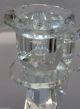 Edel Kerzen Leuchter StÄnder Kandelaber - Glas Schliff Kristall Design - 40 Cm Dekorglas Bild 2