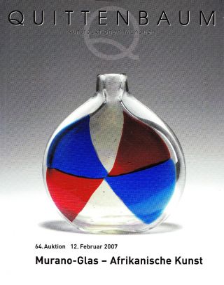 Murano Glas,  Tribal Art: Katalog Quittenbaum 07,  Ergebnisse Bild