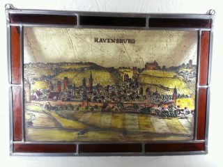 Altes Fensterbild - Bleiverglasung - Ravensburg Bild