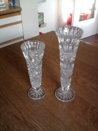 2 Wunderschöne Bleikristall - Vasen Bild