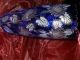 Bleikristall - Vase,  Überfang Königsblau,  Handschliff,  Bodenvase,  32 Cm,  Sehr Schwer Dekorglas Bild 1