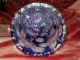 Bleikristall - Vase,  Überfang Königsblau,  Handschliff,  Bodenvase,  32 Cm,  Sehr Schwer Dekorglas Bild 5