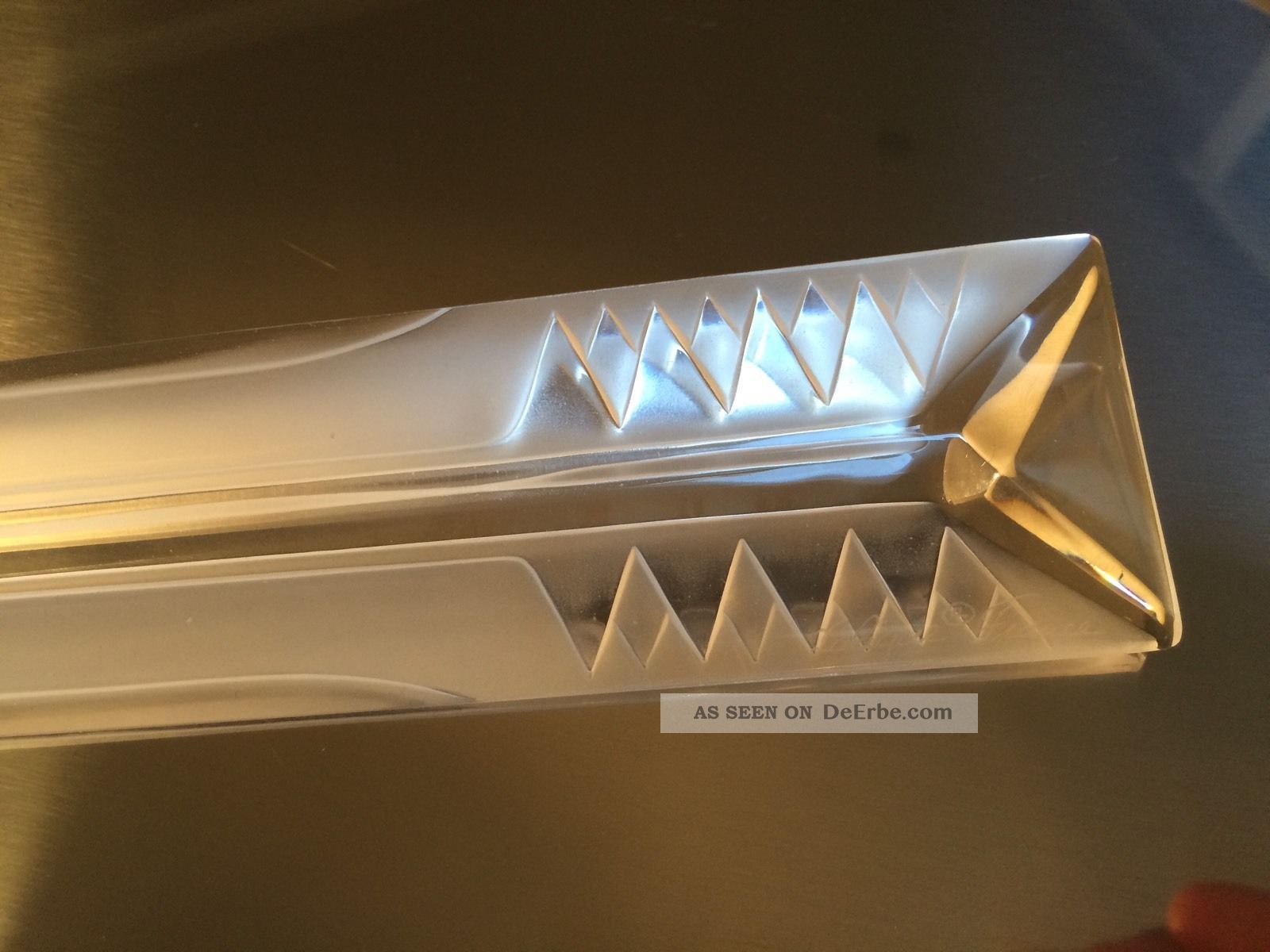 Brieföffner Lalique Crystal Coupe - Papier Aichesi Kristall Bild